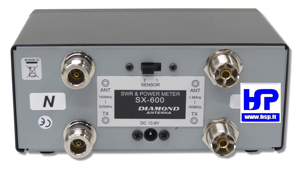 DIAMOND - SX-600N - HF-VHF-UHF SWR/WATT METER - HardSoft Products