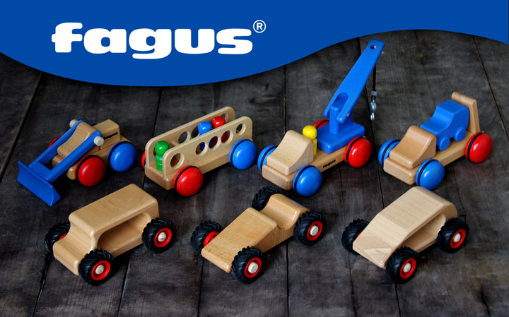 ドイツの木のおもちゃ 【fagus】ファーグス /ベビー玩具・車のおもちゃ