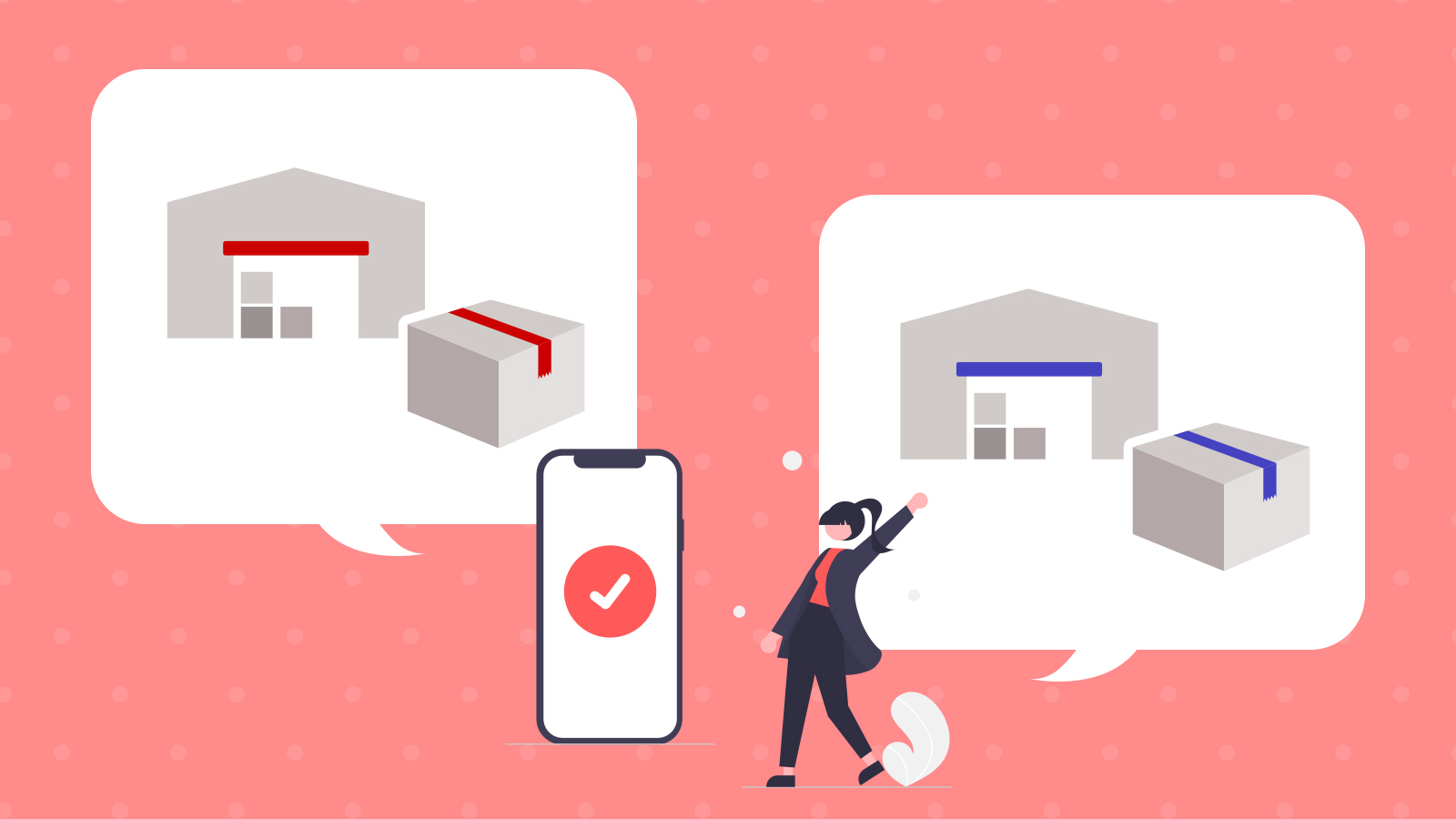 RSL出荷と自社出荷商品が同時に購入された時のBOSSの動きはどうなるの