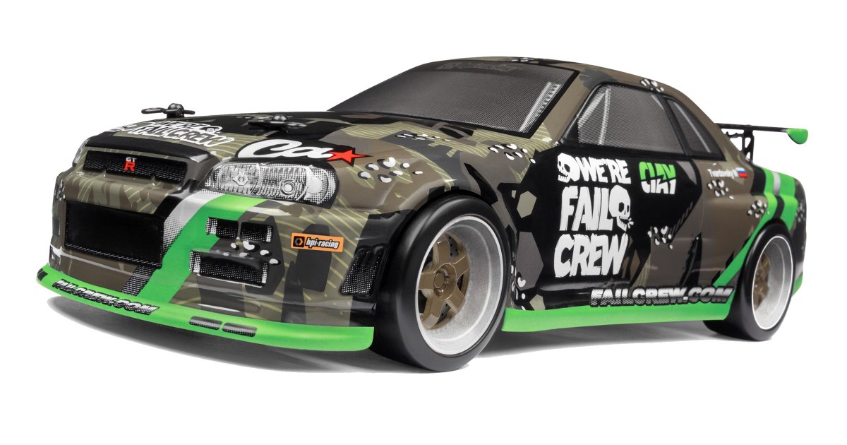 120101 Micro RS4 Drift Fail Crew Nissan Skyline R34 GT-R
