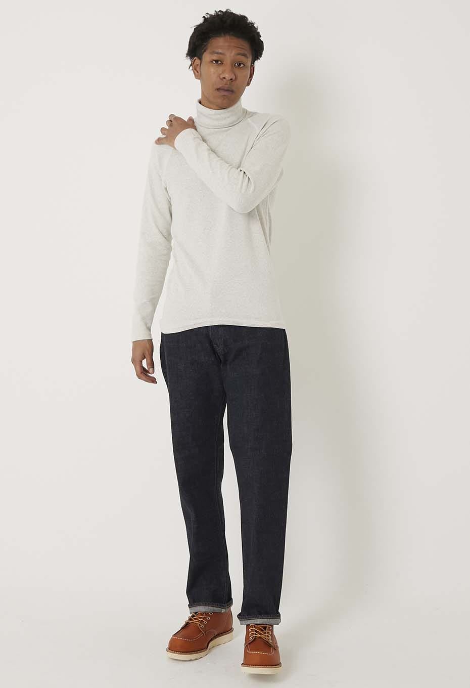 ストレッチフライス タートルネック ロングスリーブ Tシャツ