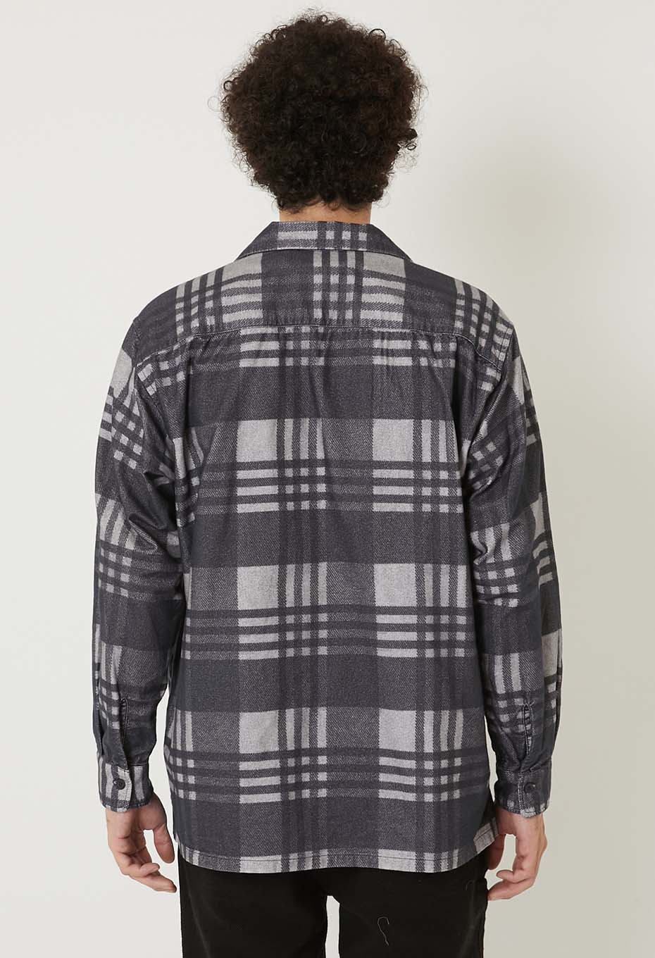 オリジナルプリント ネルチェック 2ポケットワークシャツ | BLUE BLUE