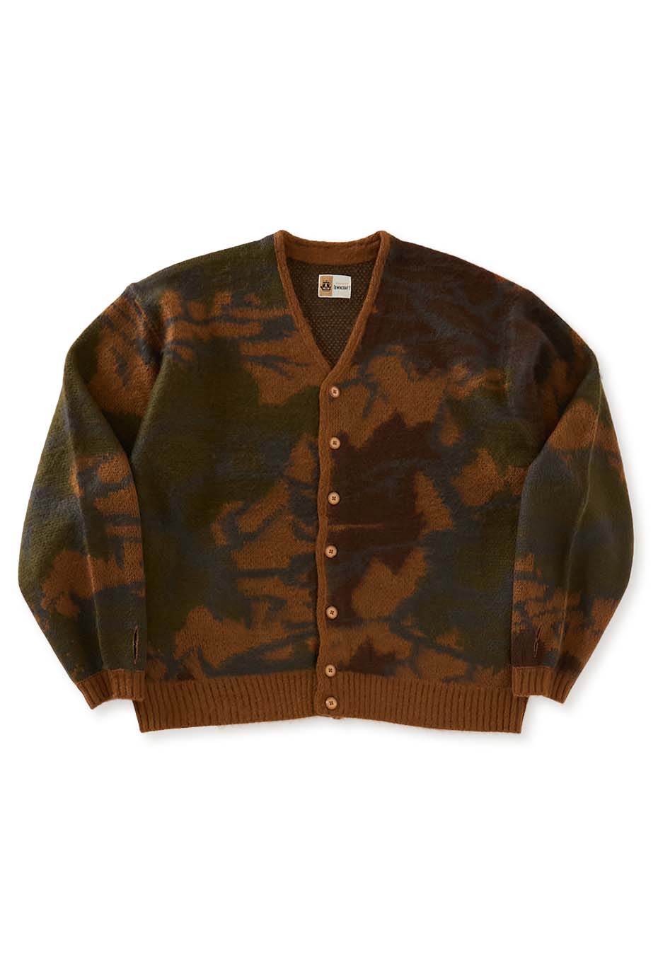 TOWNCRAFT × HIGH! STANDARD /シャギーパターンカーディガン