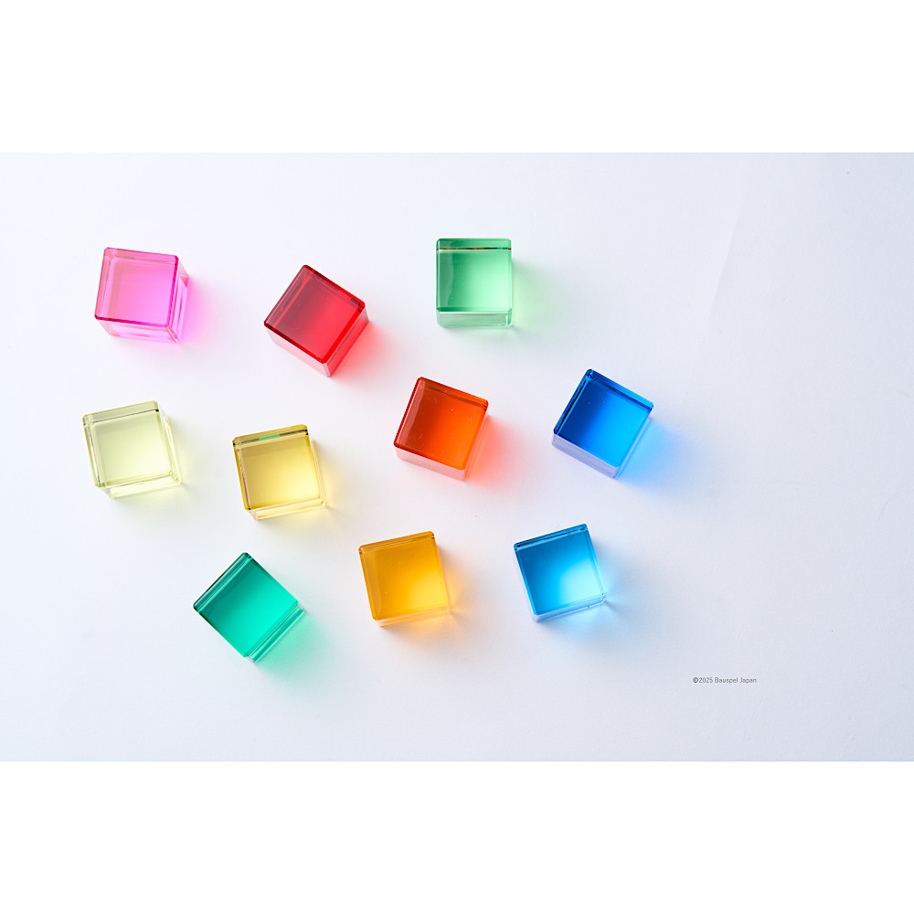 ルーセントキューブ100PCS：おもちゃ：百町森