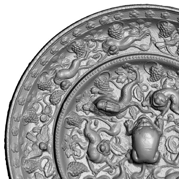 海獣葡萄鏡 | 兵庫県立考古博物館加西分館