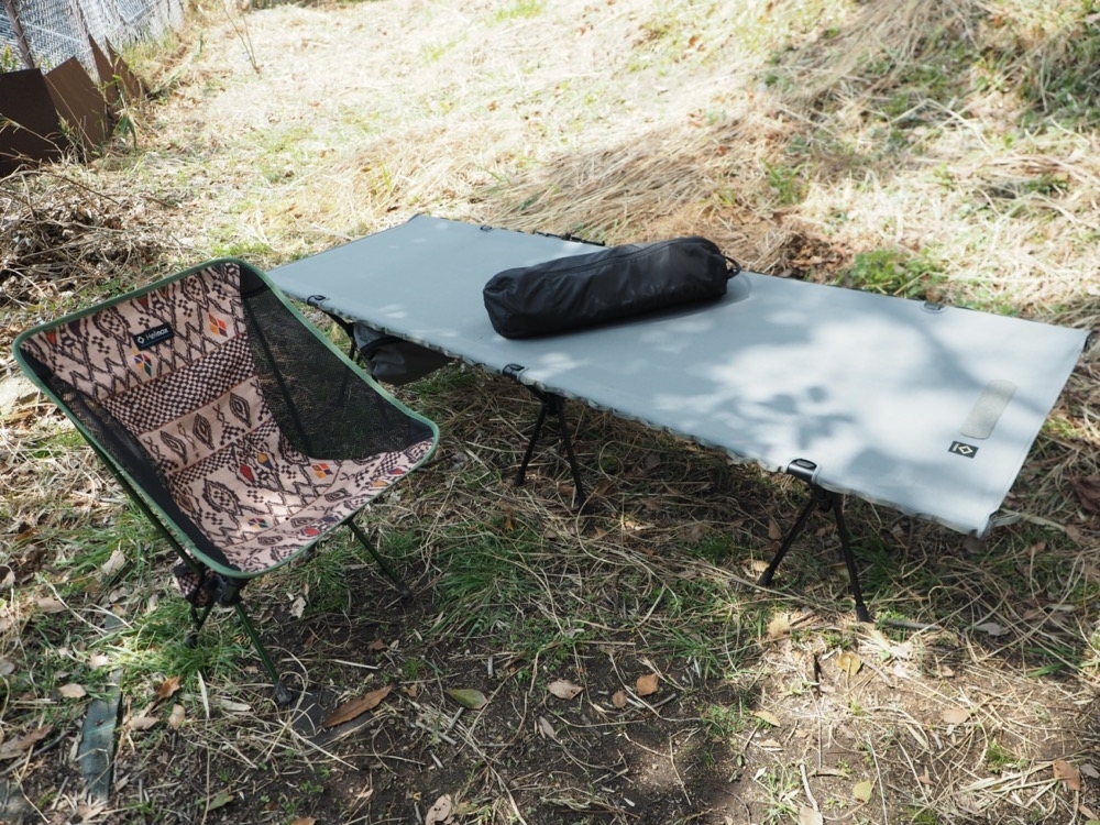 Helinox(ヘリノックス)タクティカルコットコンバーチブルをレビュー