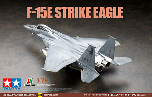 タミヤ F-15E ストライクイーグル 1/72 ウォーバードコレクション 083
