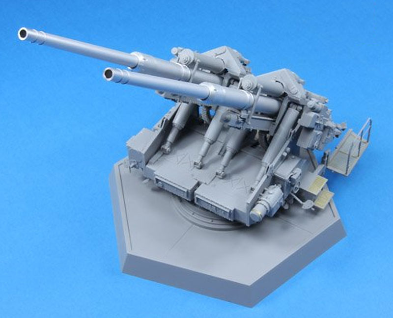 1/35 AFV用 砲身パーツ ドイツ 12.8cm FlaK40 ツヴィリング 高射砲用