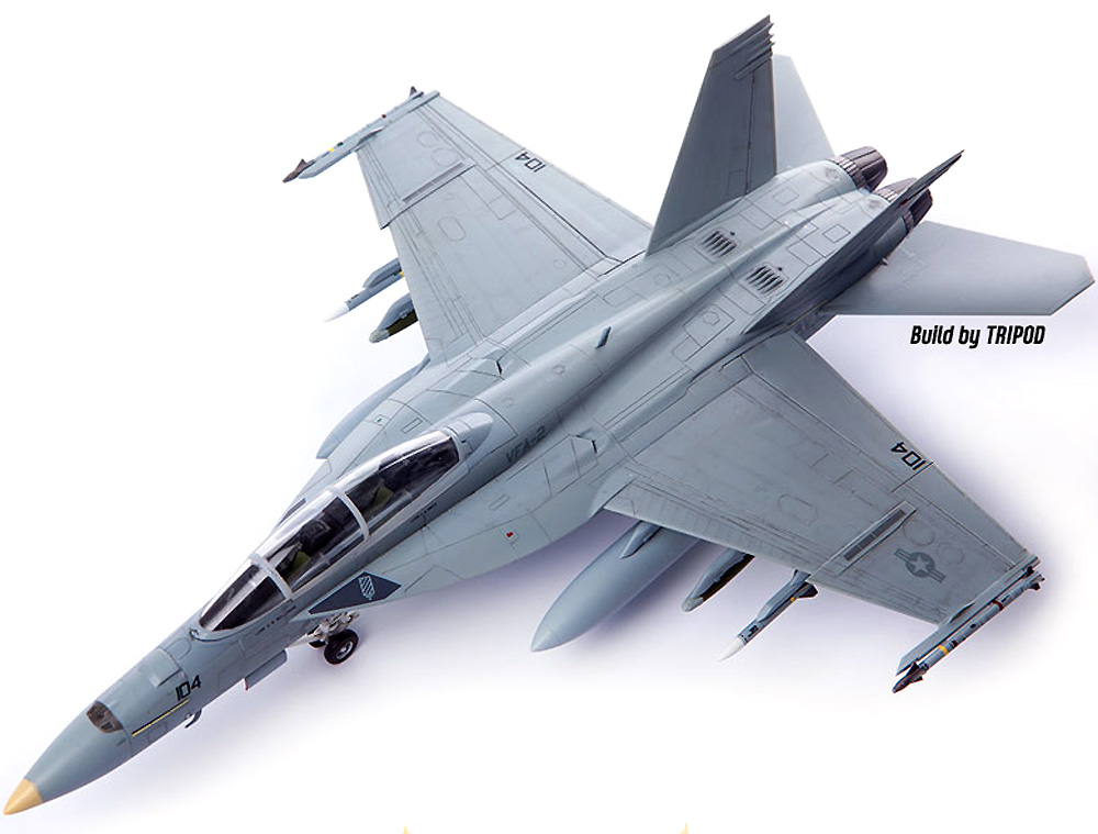 アカデミー アメリカ海軍 F/A-18F スーパーホーネット VFA-2