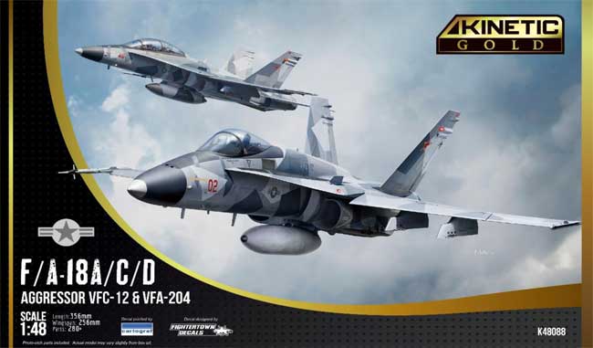 1/48 エアクラフト プラモデル F/A-18A/C/D ホーネット VFC-12 & VFA