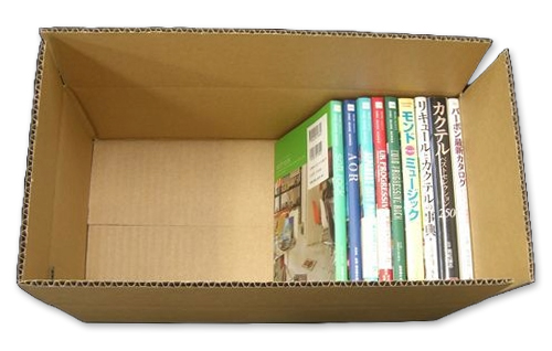 教科書・実用書用段ボール箱・404×212×154mm 「10枚・50枚