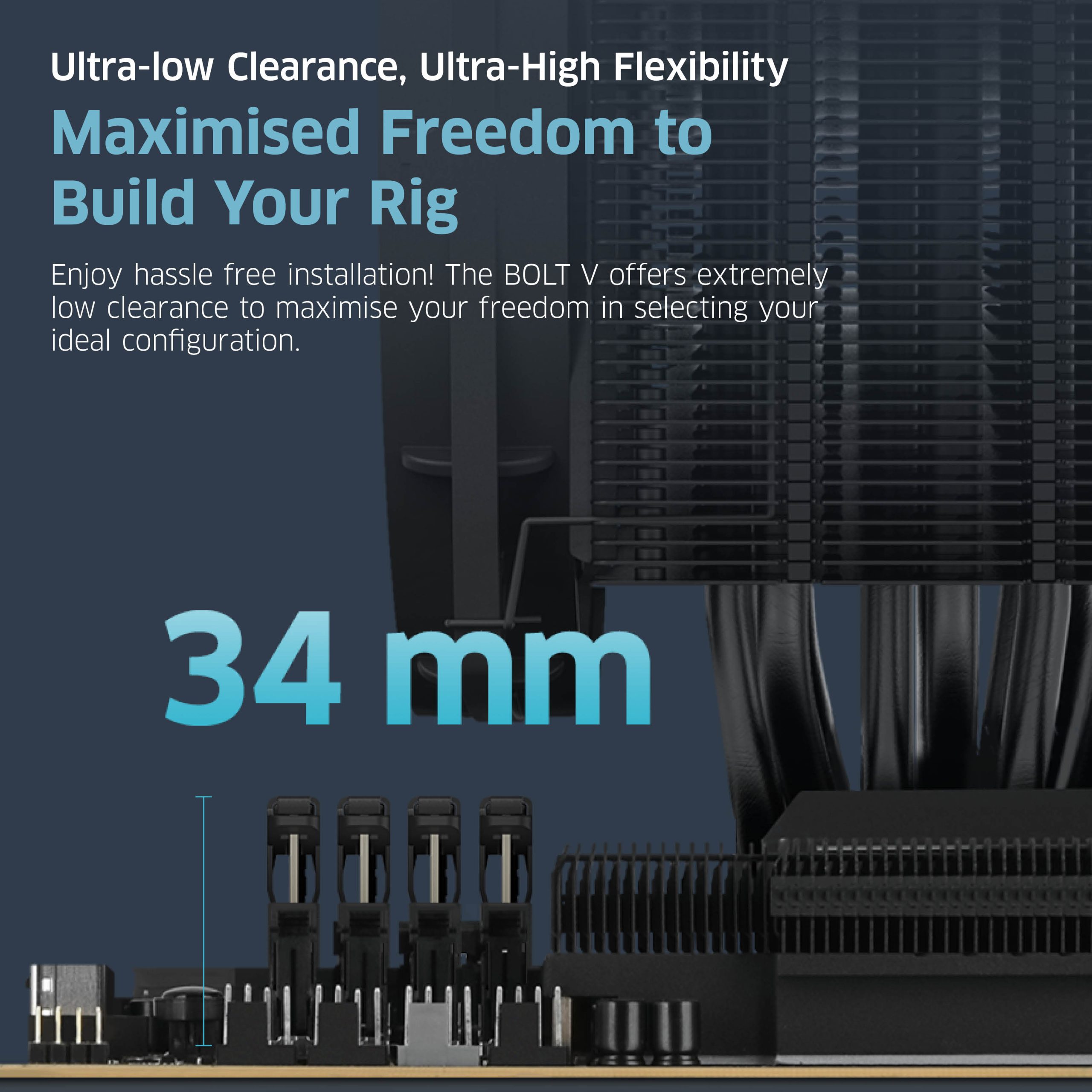 KLEVV BOLT V 32GB (2x16GB) | DDR5 DRAM 6400MHz | CL32 Memory KIT