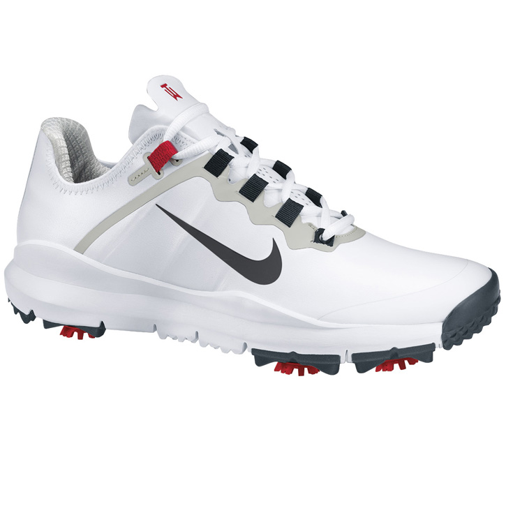 Nike TW '13 Golf Shoes - White/Anthracite - Varsity Red at