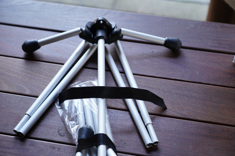 スノーピークの新作、ガビングスタンドを購入。メッシュラックスタンド