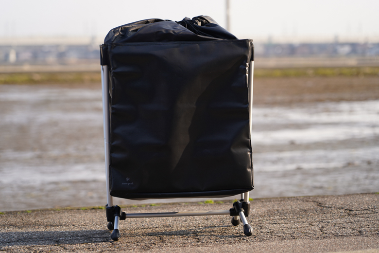 スノーピークの新作、ガビングスタンドを購入。メッシュラックスタンド