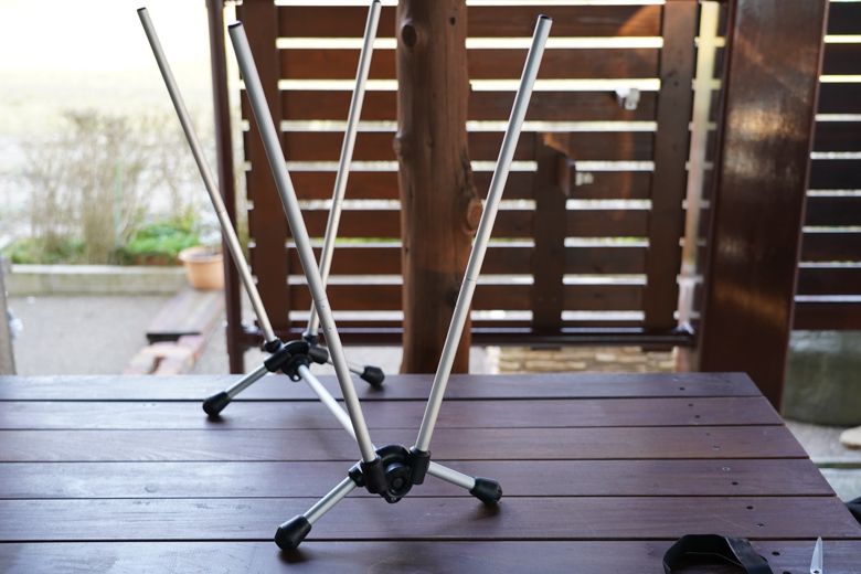 スノーピーク新作のメッシュラックスタンドを購入。ガビングスタンドと