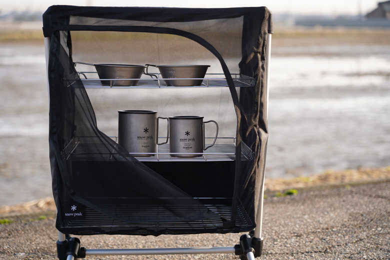 スノーピーク『廃番』ネットラックスタンド 再値下げ廃番品