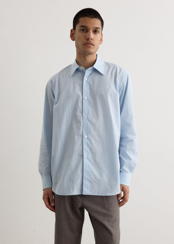 Suvin High Count Cloth Stripe Shirt