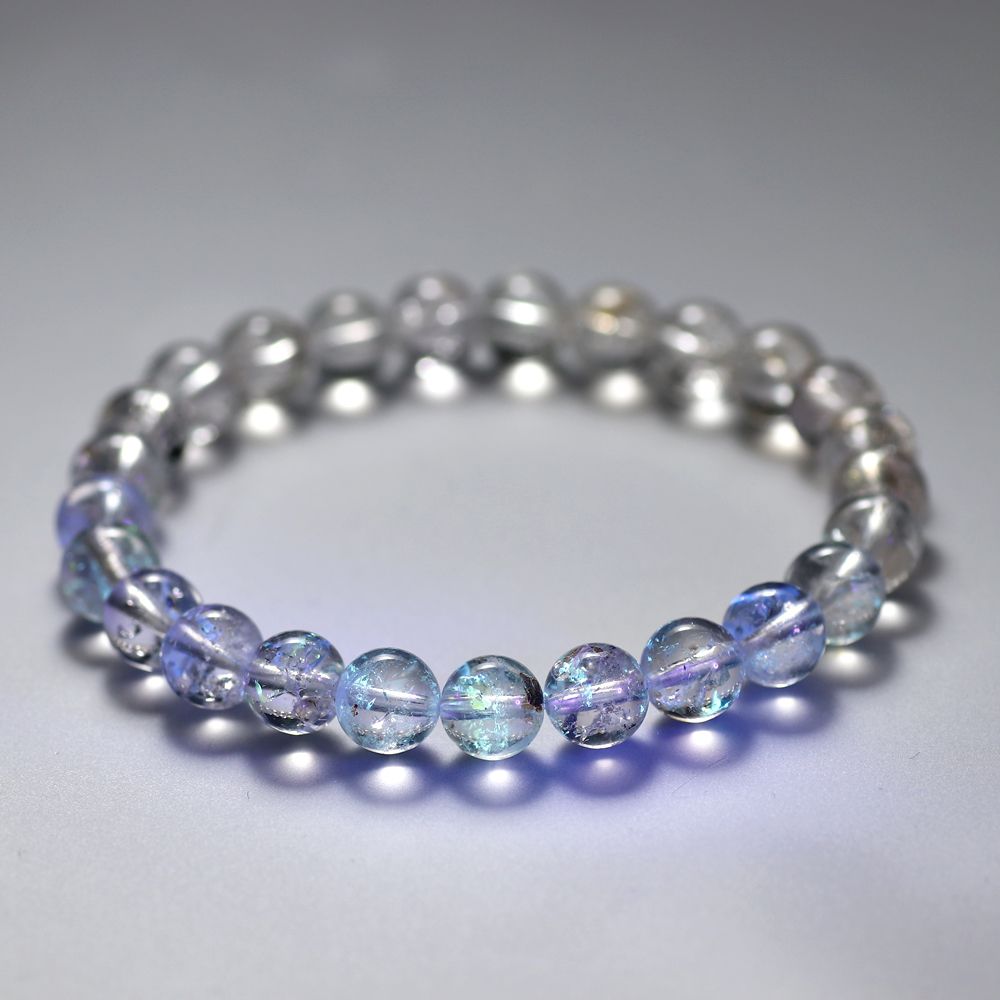 オイルインクォーツブレスレット（約7.5mm玉） - 埼玉県吉川市の天然石