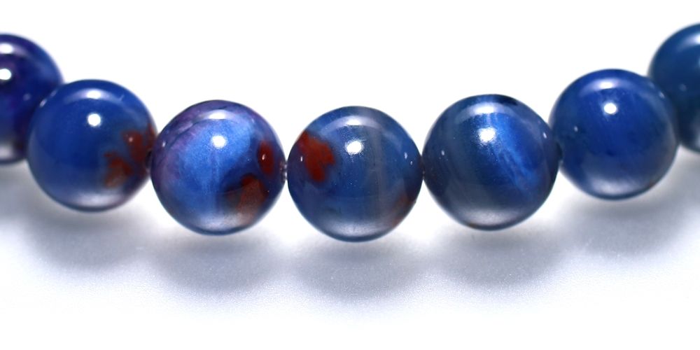 トップクォリティ]ブルースギライトブレスレット/リクトライト（約8mm