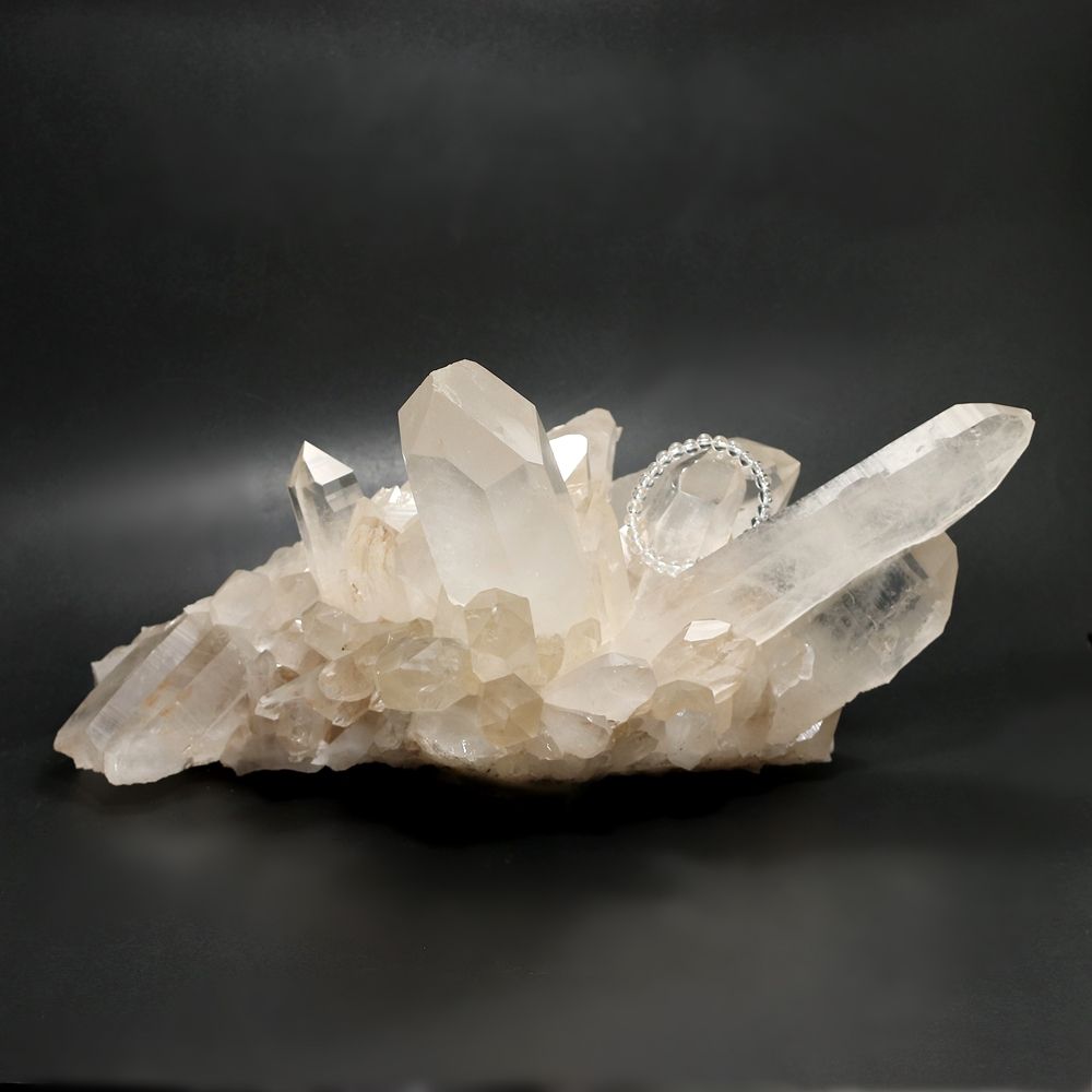 特別価格/高品質]インド/マニカラン産ヒマラヤ水晶クラスター/超大型