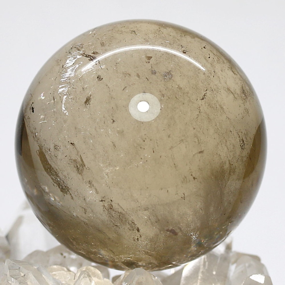 特別価格/希少・高品質]マダガスカル産天然ライトスモーキーシトリン丸