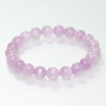 高品質]ピンククンツァイトブレスレット（約9.5mm玉） - 埼玉県吉川市