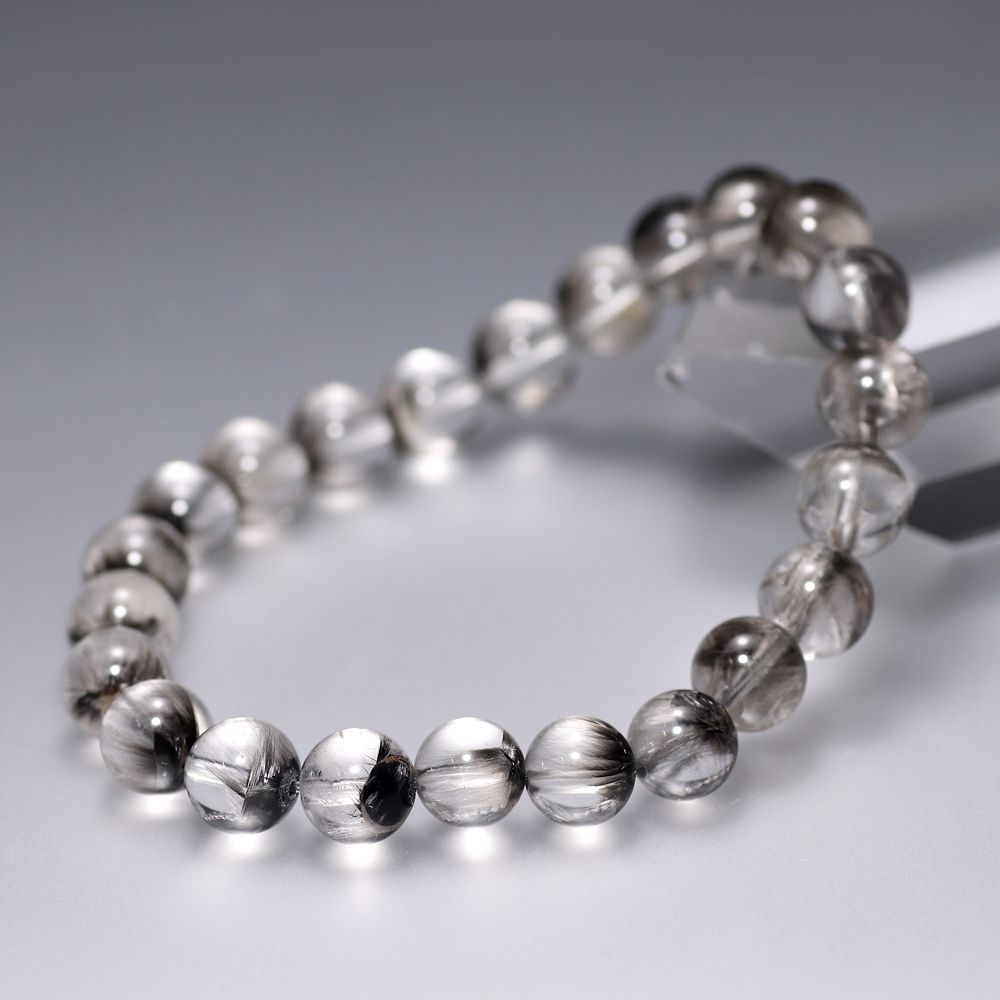 高品質]プラチナルチルクォーツブレスレット（約8.5mm玉） - 埼玉県