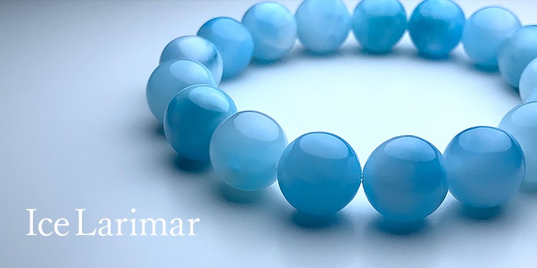 アイスラリマーブレスレット - 埼玉県吉川市の天然石専門店・水晶