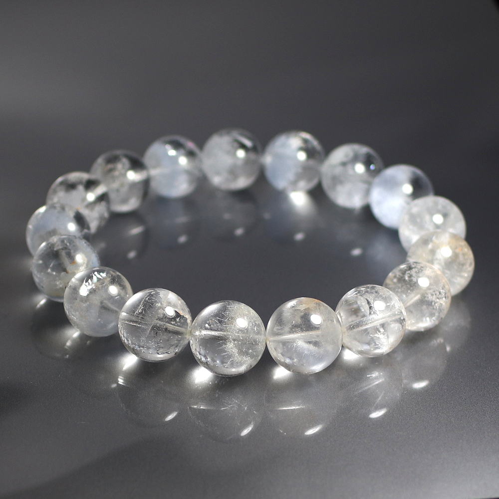 激レア]ファントムデュモルチェライトインクォーツブレスレット（約