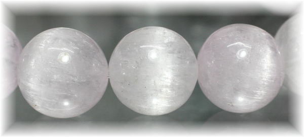 3A]クンツァイトキャッツアイブレスレット（約12mm玉） - 埼玉県吉川市