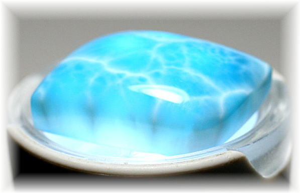 ドミニカ産・最高品質]宝石質ラリマールース - 埼玉県吉川市の天然石