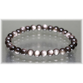 シルバーオブシディアンブレスレット - 埼玉県吉川市の天然石専門店