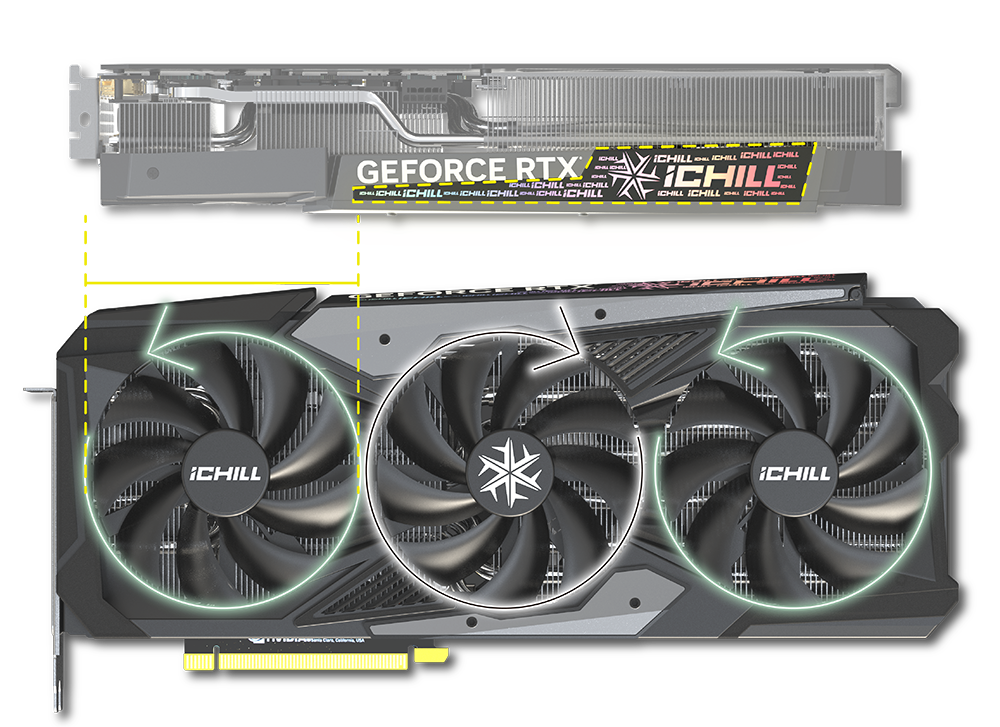 INNO3D GEFORCE RTX™ 4070 TI ICHILL X3 | INNO3D - GRAPHICS CARDS