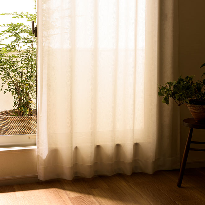 paku レースカーテン ウェーブ 5枚 paku レースカーテン ウェーブ 5枚