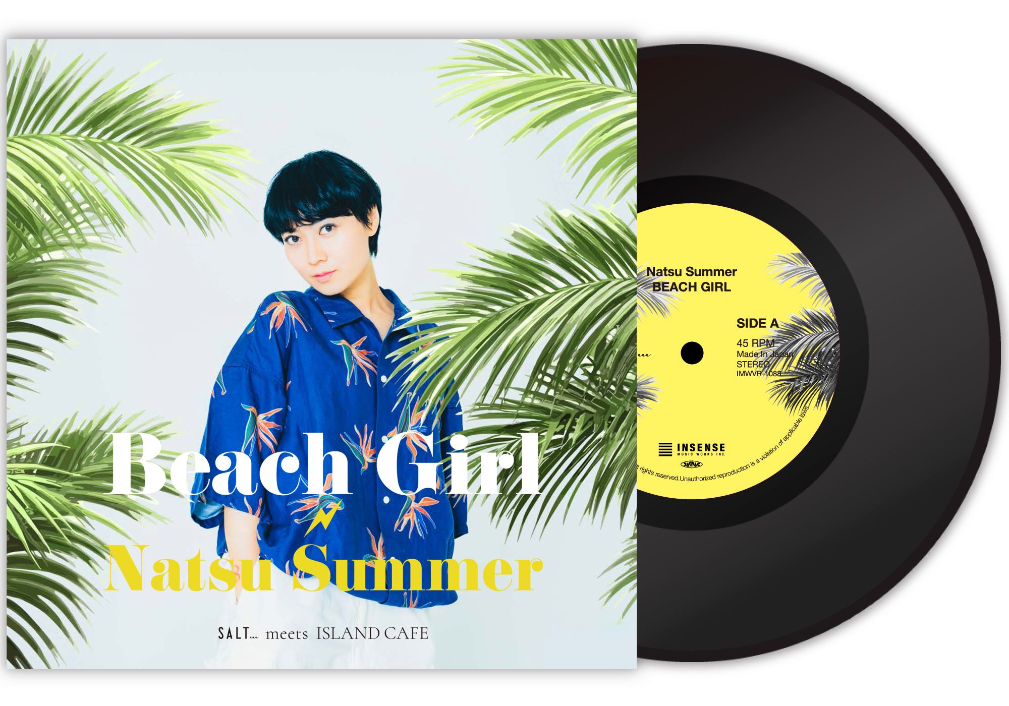 Natsu Summer「BEACH GIRL」10/22 (水) 7インチヴァイナル発売！夏の