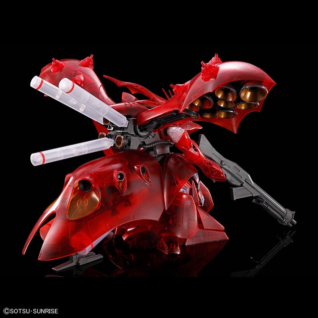 逆襲のシャアよりガンプラ「HG ナイチンゲール」がクリアカラーで発売