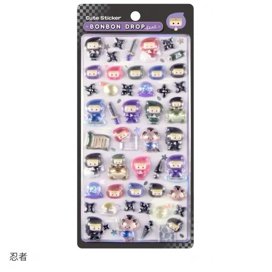 ボンボンドロップシール1月再販情報！和柄、churukiraシリーズなど全28