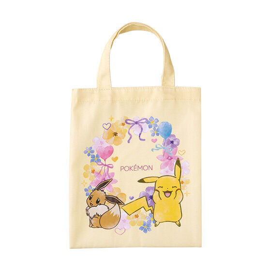 ピカチュウ＆イーブイやミュウが素敵！『ポケモン』ガシャポンのトート