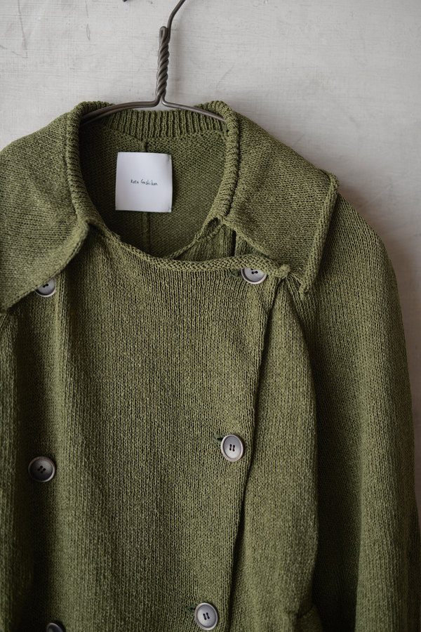 Kota Gushiken / KNITTED WASHI TRENCH COAT | INSIDE MY GLASS DOORS