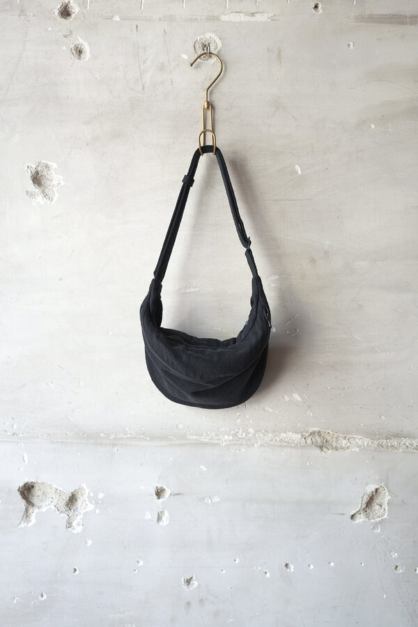 COMOLI コモリ / シルクネップ ウエストバッグ | INSIDE MY GLASS DOORS