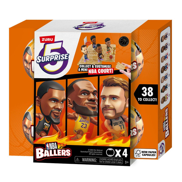 5 Surprise NBA Ballers - Series 2, 4-pack Same-Day Delivery | Costco