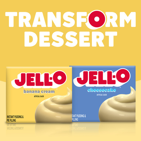 Jell-O Banana Cream Instant Pudding & Pie Filling Mix Same-Day