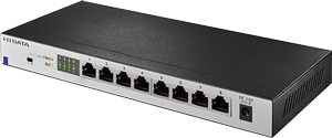 ETQG-ESH08 2.5Gbps対応 8ポートスイッチングハブ | アイ・オー