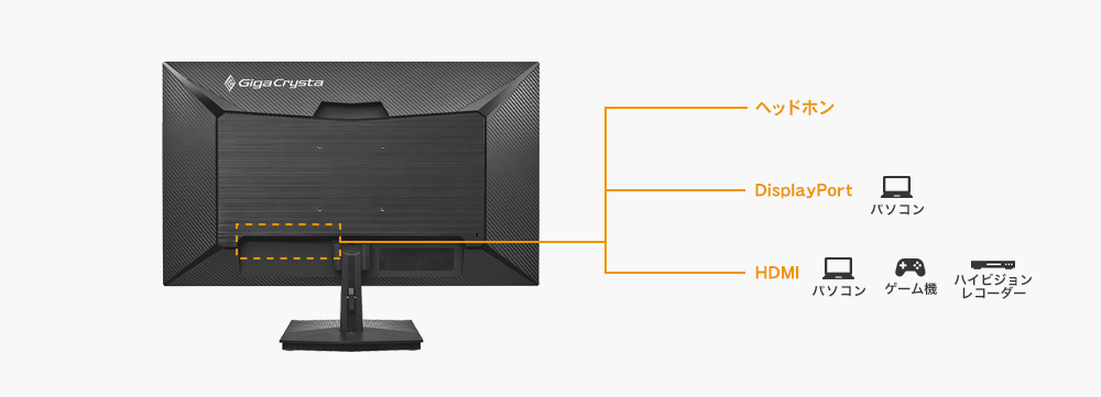 EX-GD271SH | 120Hz対応27型ゲーミングモニター「GigaCrysta」（特定