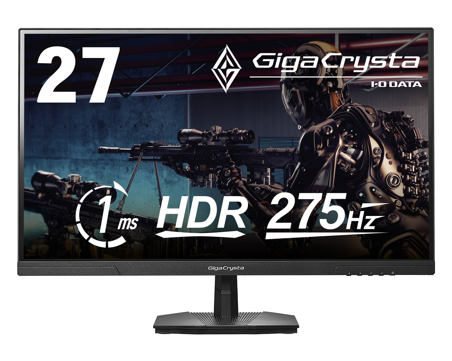 EX-GDQ271UA | 275Hz＆WQHD対応 27型ゲーミングモニター「GigaCrysta