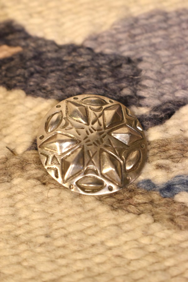 Indian Jewelry Navajo silver concho 