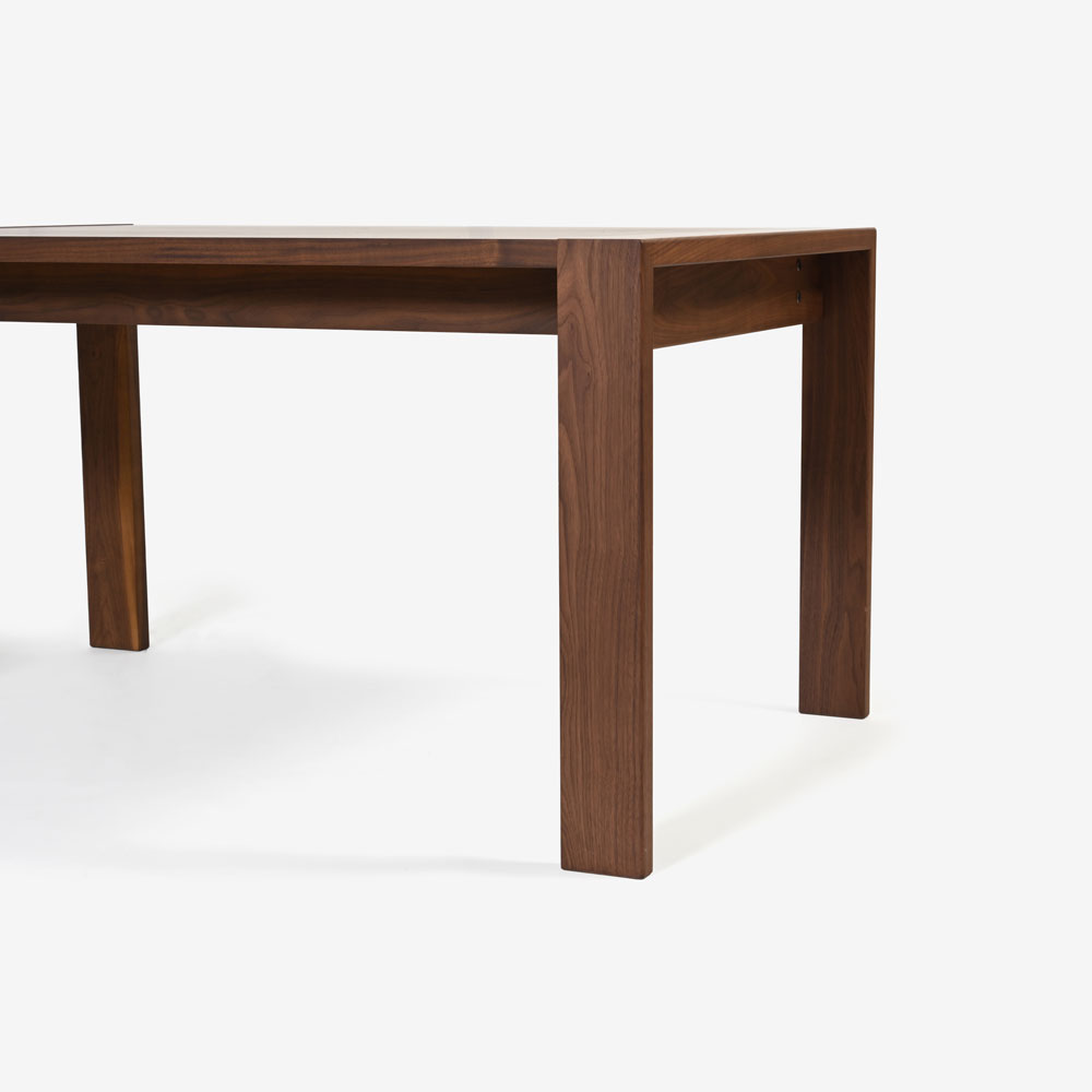 伸長式ダイニングテーブル「ST-BW2228」幅135-180cm ウォールナット材