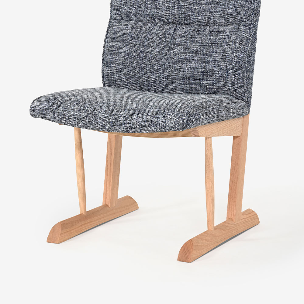 飛騨産業 チェア「KAYA3 -カヤ3- LF220R」レッドオーク材 WO色 布＃C