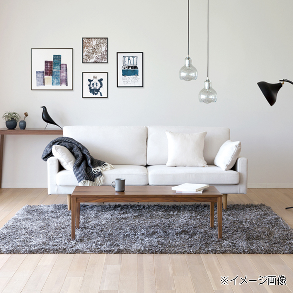 ソファ 2.5人掛け「レオ」幅165cm #5アイボリー色 脚部全2色 | 【公式